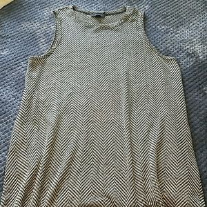 Black and white tank